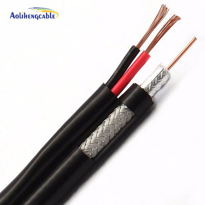 Cable de cable coaxial de envolvente de teflón de PVC para industrias de CCTV y aeroespacial