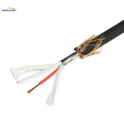 1 2 3 Cable de micrófono de núcleo personalizado de 5-6 mm OD de alto rendimiento
