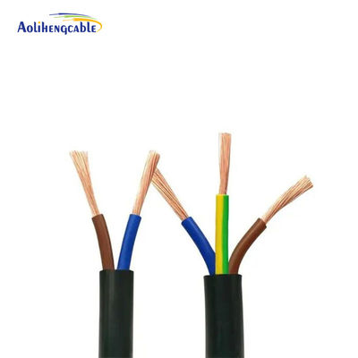 RVV 2 3 4 5 núcleos 0,75 1,0 1,5 2,5 mm Cable de control de potencia Alta durabilidad