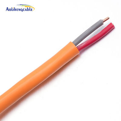 Cable de alarma de cobre desnudo de 2 núcleos de PVC con chaqueta de 1,05 mm ID Certificado CE