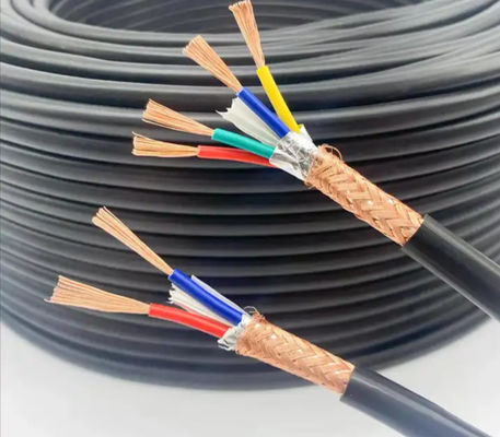 2 3 4 5 6 Núcleo RVVP Cable blindado 5.5mm-8mm OD Alta durabilidad