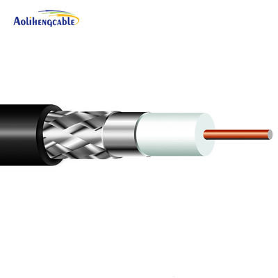 Logotipo personalizado RG 59 Cable coaxial para CCTV / CATV de alto rendimiento