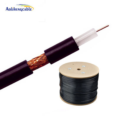 Cable de cable coaxial de envolvente de teflón de PVC para industrias de CCTV y aeroespacial