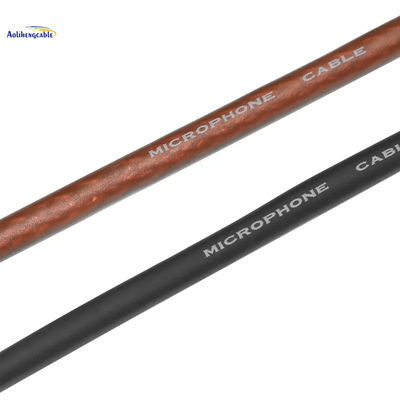 1 2 3 Cable de micrófono de núcleo personalizado de 5-6 mm OD de alto rendimiento