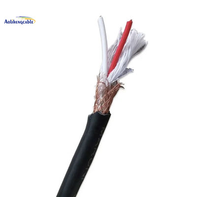 1 2 3 Cable de micrófono de núcleo personalizado de 5-6 mm OD de alto rendimiento