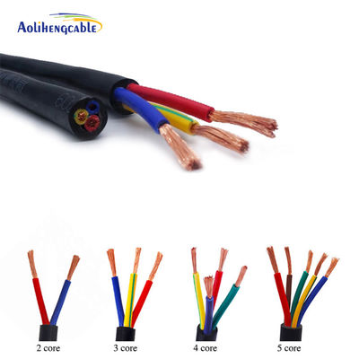 RVV 5-Core 0.75 1.0 1.5 2.5MM Cable de control de energía de alto rendimiento