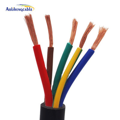 RVV 2 3 4 5 núcleos 0,75 1,0 1,5 2,5 mm Cable de control de potencia Alta durabilidad